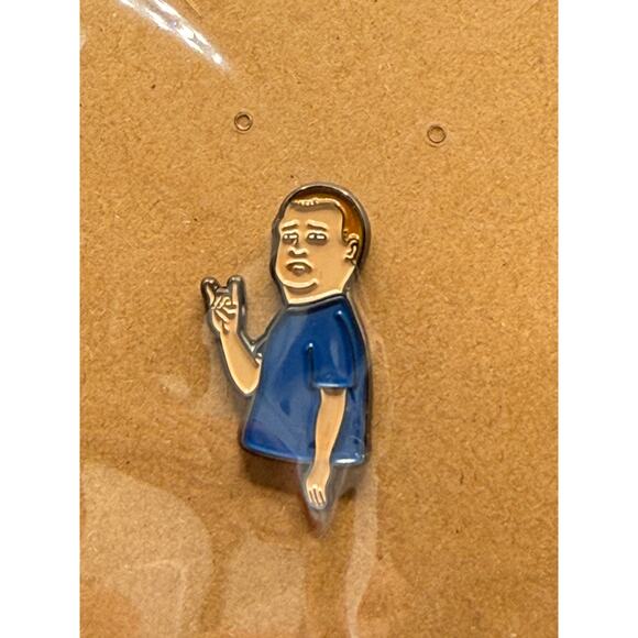 King of the Hill Bobby Hill Enamel Pin Retro 90's Y2K Hank Hill - Picture 2 of 3